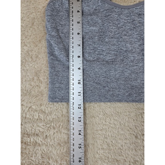 Laura Ashley Mens 2X Heather Grey Seamless Adjustable Strap Bralette 2882-109 - Picture 5 of 7